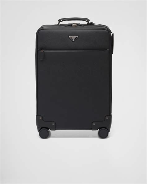 prada trolley|Black Polycarbonate Trolley .